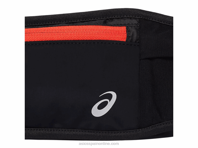 gran bolsa de cintura Asics 4L68954 rendimiento negro/tomate cherry