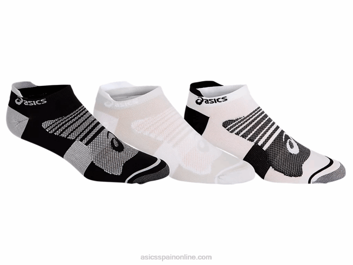 Quick Lyte Plus para hombre, paquete de 3 Asics 4L681610 blanco brillante/negro