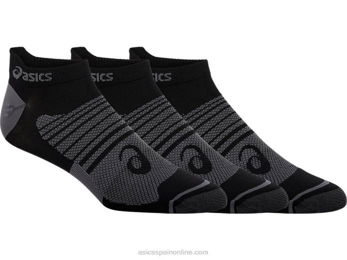 Quick Lyte Plus para hombre, paquete de 3 Asics 4L682096 rendimiento negro