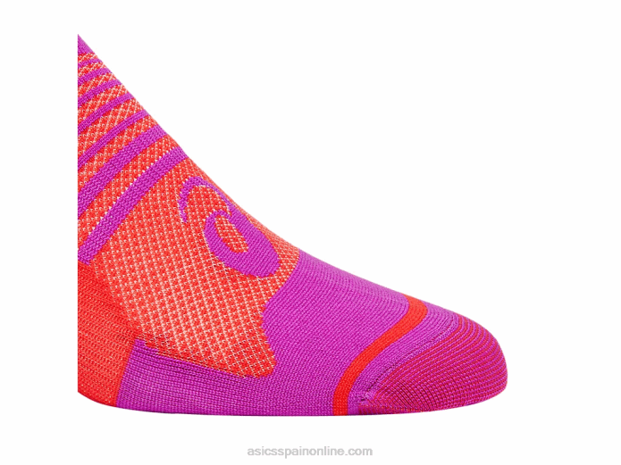 Quick Lyte Plus para mujer, paquete de 3 Asics 4L682975 orquídea/alerta roja