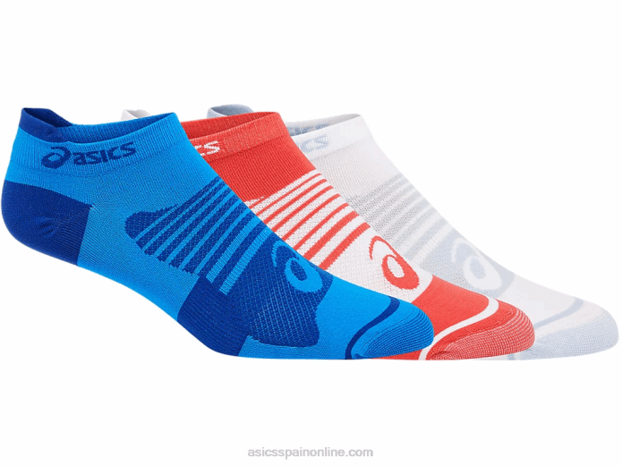 Quick Lyte Plus para mujer, paquete de 3 Asics 4L683758 niebla/azul mónaco