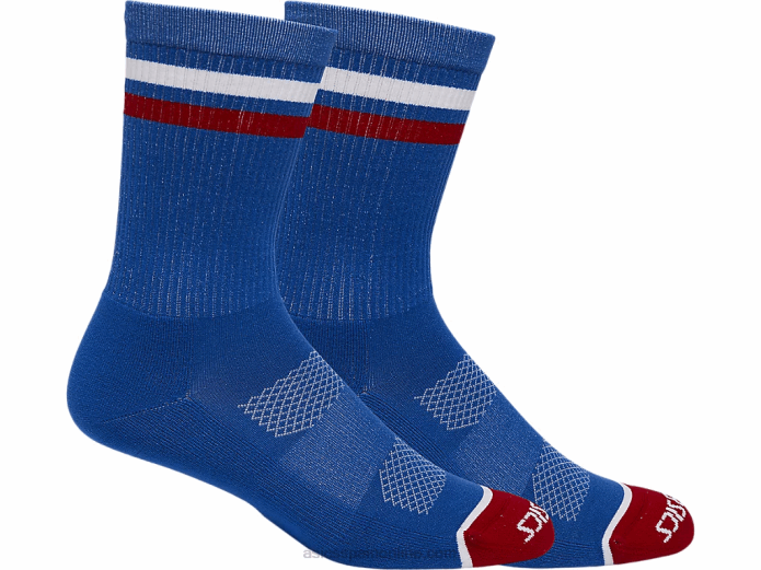 calcetines de tripulación ee. Asics 4L681288 azul eléctrico/rojo eléctrico