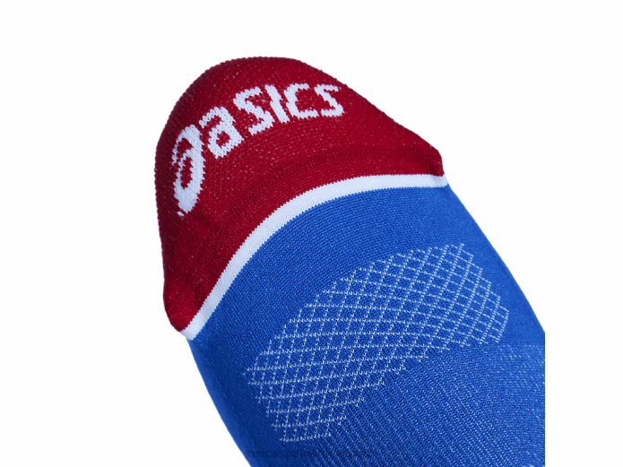 calcetines de tripulación ee. Asics 4L681288 azul eléctrico/rojo eléctrico