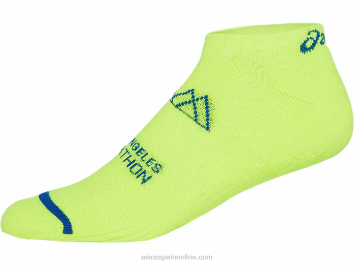 cojín bajo pack de 3 lam Asics 4L681371 rosa costera/verde azulado pacífico/amarillo