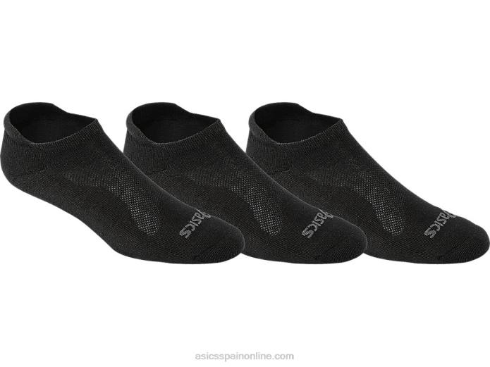 cojín de corte bajo (paquete de 3) Asics 4L68575 negro