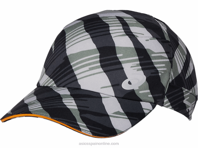 gorra con tejido gráfico Asics 4L68969 manto verde/ámbar