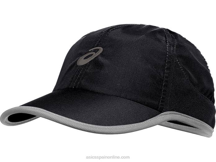 gorra mad dash para hombre Asics 4L682130 rendimiento negro/gris