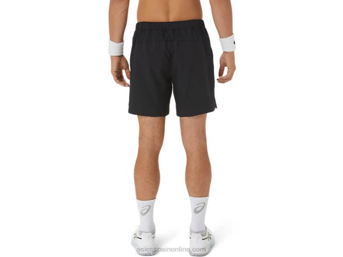 cancha de hombres 7in short Asics 4L68409 rendimiento negro