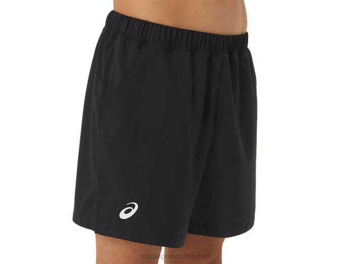 cancha de hombres 7in short Asics 4L68409 rendimiento negro