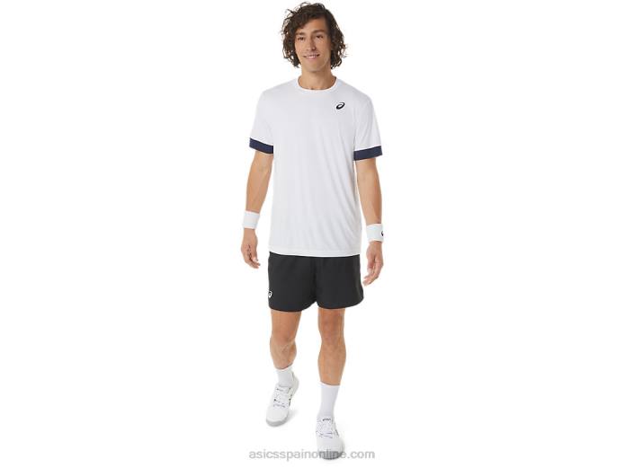 cancha de hombres 7in short Asics 4L68409 rendimiento negro