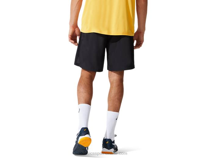 cancha de hombres 9in short Asics 4L681961 rendimiento negro