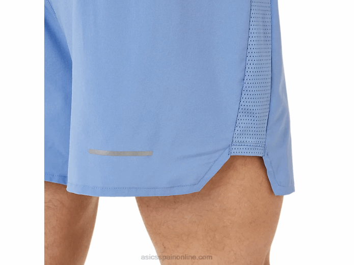 carretera de los hombres 5 en corto Asics 4L681321 armonía azul