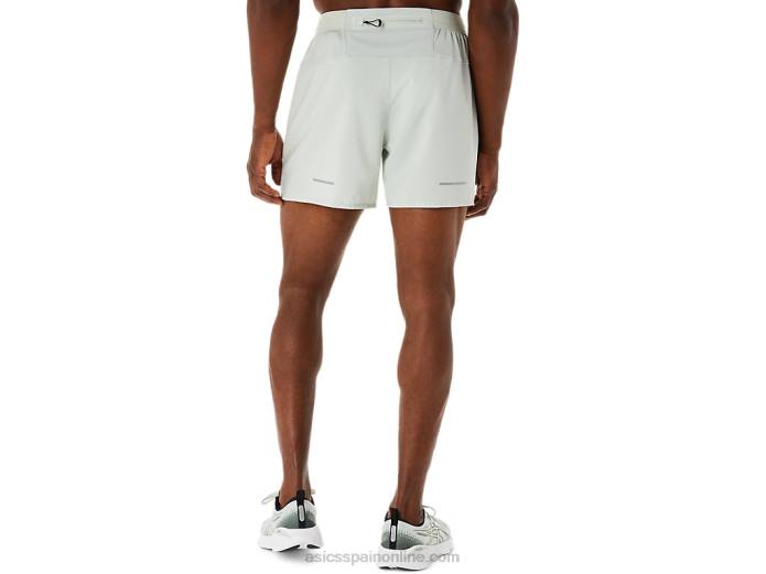 carretera de los hombres 5 en corto Asics 4L68434 salvia ligera