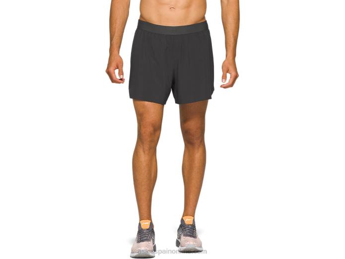 carretera hombre 2-n-1 5in short Asics 4L681790 gris grafito