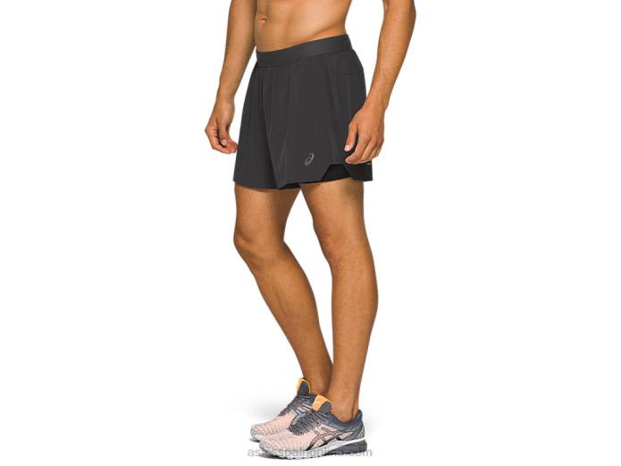 carretera hombre 2-n-1 5in short Asics 4L681790 gris grafito