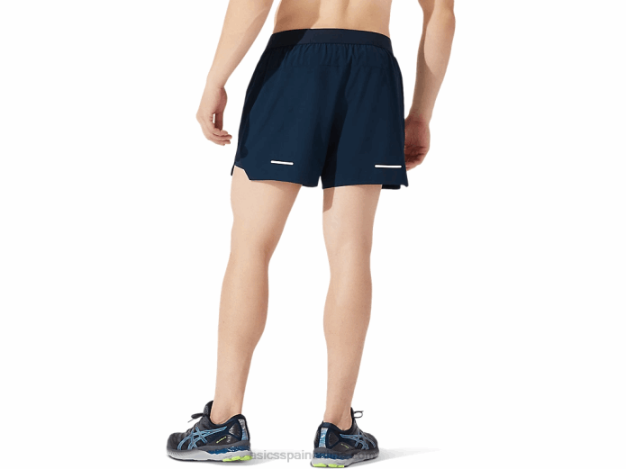 carretera hombre 2-n-1 5in short Asics 4L681957 azul francés