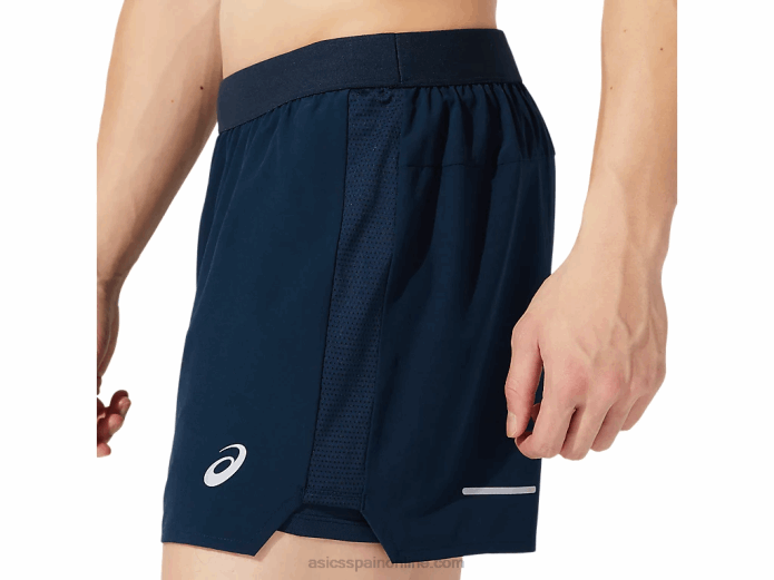 carretera hombre 2-n-1 5in short Asics 4L681957 azul francés