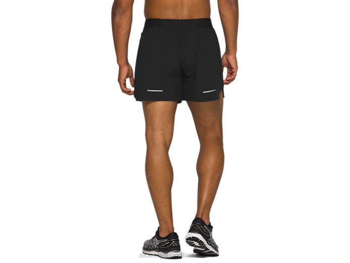 carretera hombre 2-n-1 5in short Asics 4L681969 rendimiento negro