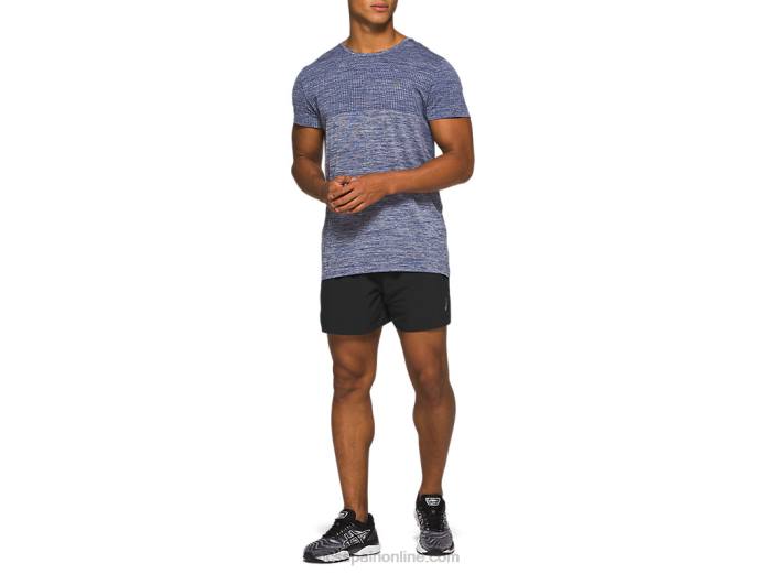 carretera hombre 2-n-1 5in short Asics 4L681969 rendimiento negro