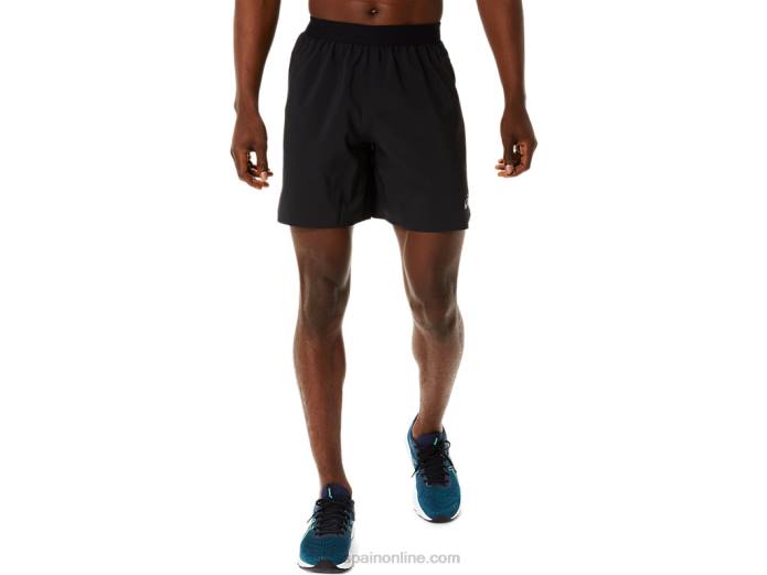 carretera hombre 2-n-1 7in short Asics 4L681082 negro rendimiento/gris portador