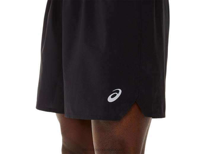 carretera hombre 2-n-1 7in short Asics 4L681082 negro rendimiento/gris portador