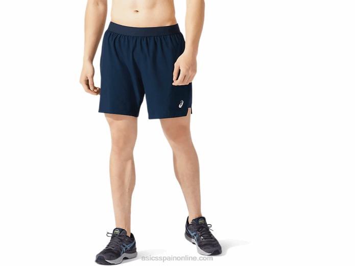 carretera hombre 2-n-1 7in short Asics 4L681962 azul francés