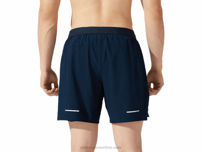 carretera hombre 2-n-1 7in short Asics 4L681962 azul francés