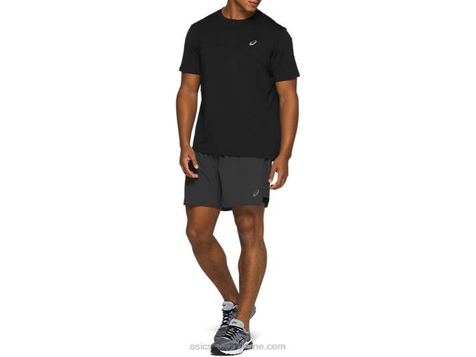 carretera hombre 2-n-1 7in short Asics 4L682101 gris grafito
