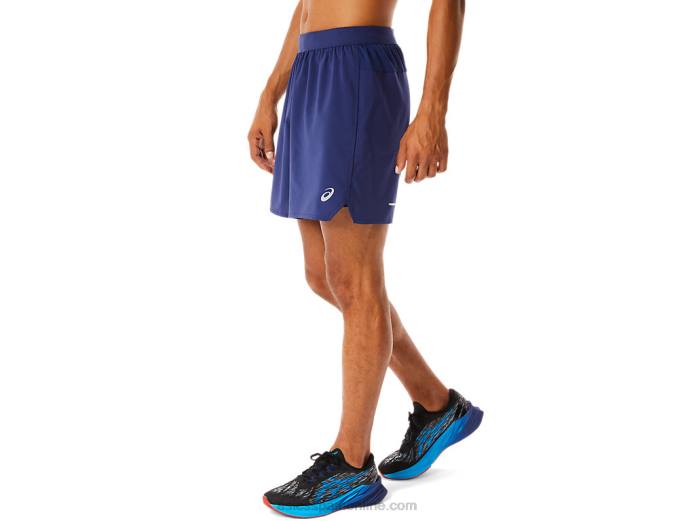 carretera hombre 2-n-1 7in short Asics 4L68462 azul índigo