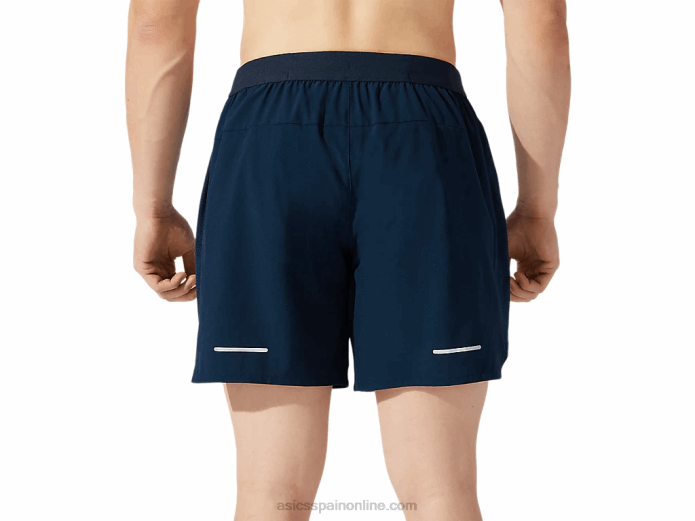 carretera hombre 7in short Asics 4L681956 azul francés