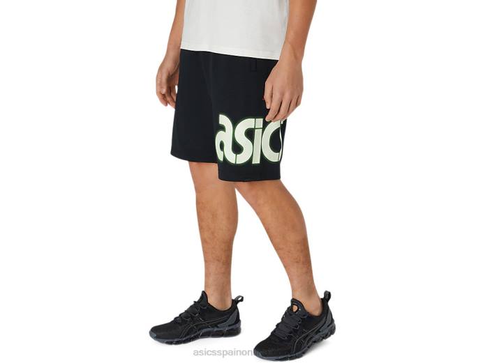 corto de los hombres Asics 4L681735 rendimiento negro