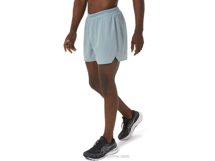 hombres ventilar 5in corto Asics 4L681060 acero ligero
