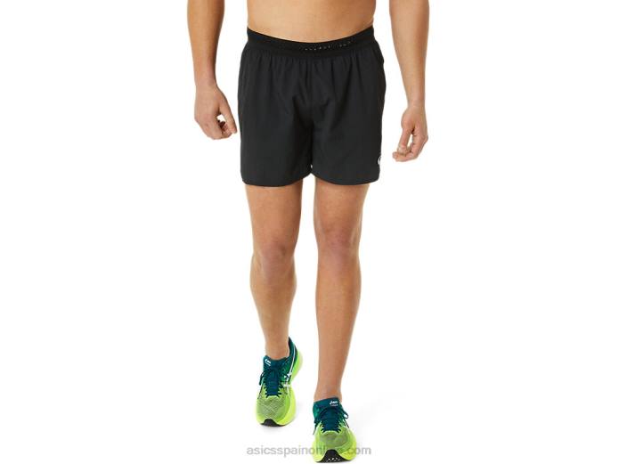 hombres ventilar 5in corto Asics 4L681061 rendimiento negro
