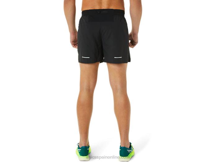 hombres ventilar 5in corto Asics 4L681061 rendimiento negro