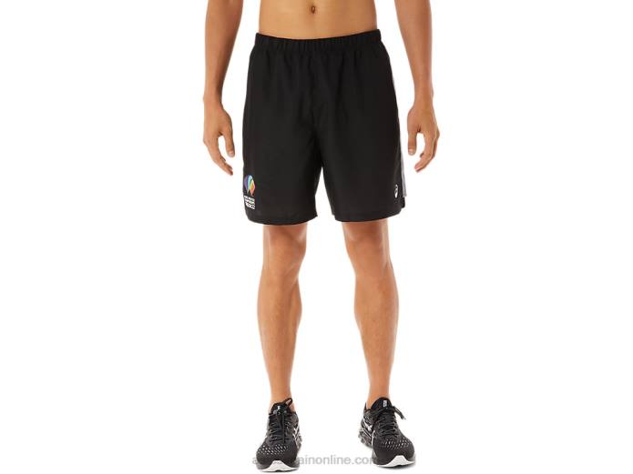 m listo para usar 7in short wch Asics 4L681360 rendimiento negro