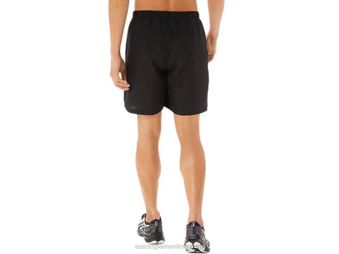 m listo para usar 7in short wch Asics 4L681360 rendimiento negro