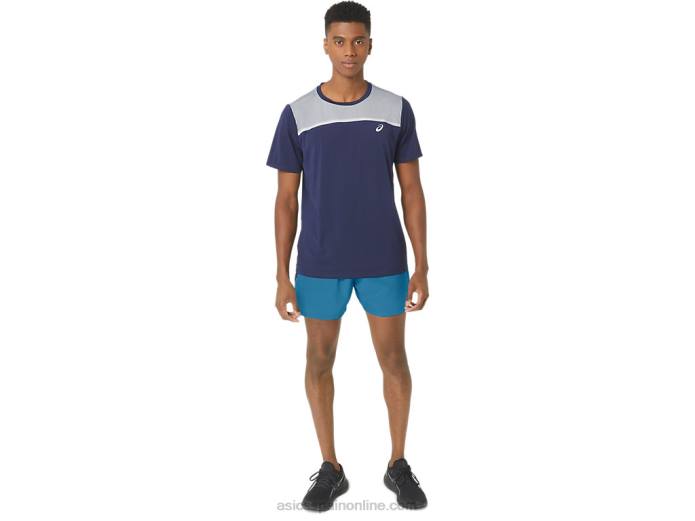pantalón corto 2.0 de 5 pulgadas pr lyte para hombre Asics 4L68290 isla azul
