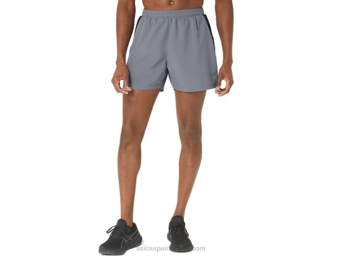pantalón corto 2.0 de 5 pulgadas pr lyte para hombre Asics 4L68293 hoja de roca/rendimiento negro