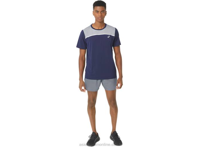 pantalón corto 2.0 de 5 pulgadas pr lyte para hombre Asics 4L68293 hoja de roca/rendimiento negro