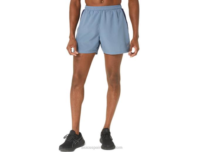 pantalón corto 2.0 de 5 pulgadas pr lyte para hombre Asics 4L6833 azul acero