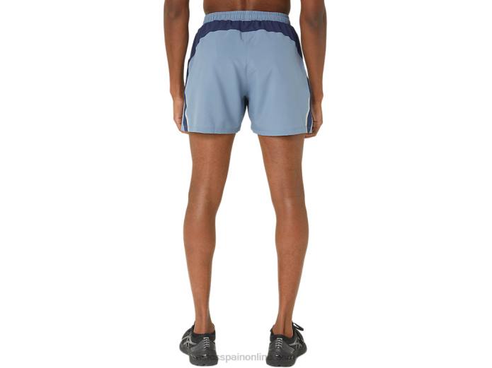 pantalón corto 2.0 de 5 pulgadas pr lyte para hombre Asics 4L6833 azul acero