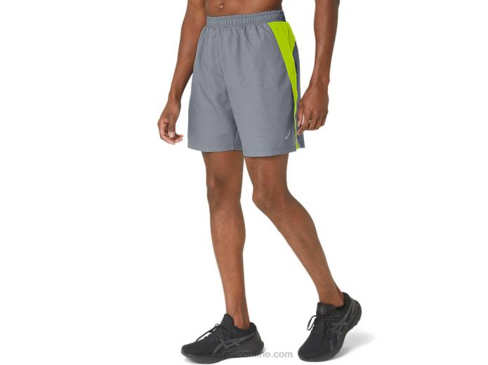 pantalón corto 2.0 pr lyte de 7 pulgadas para hombre Asics 4L68291 yeso/ralladura de lima