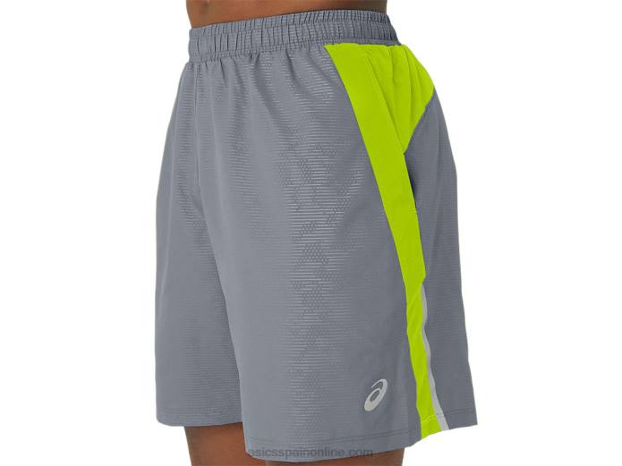 pantalón corto 2.0 pr lyte de 7 pulgadas para hombre Asics 4L68291 yeso/ralladura de lima