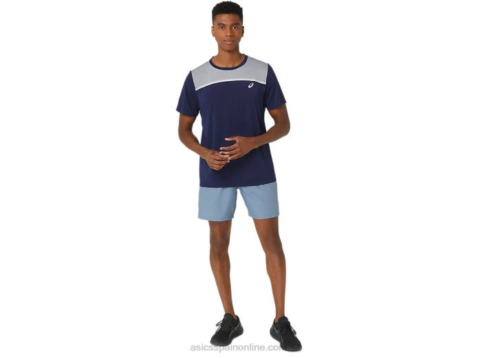 pantalón corto 2.0 pr lyte de 7 pulgadas para hombre Asics 4L6834 tecnología azul acero nagashi