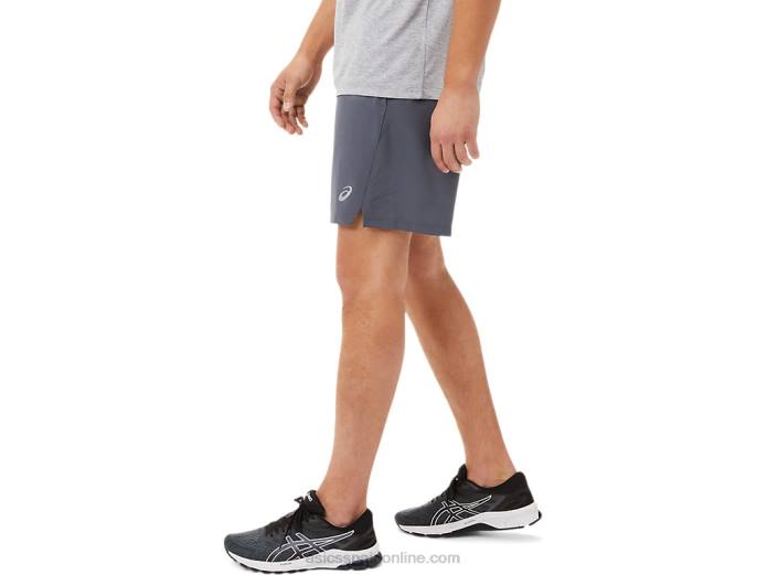 pantalón corto 7 en 2 en 1 para hombre Asics 4L681904 gris portador/negro rendimiento