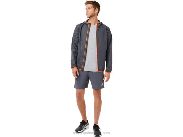 pantalón corto 7 en 2 en 1 para hombre Asics 4L681904 gris portador/negro rendimiento