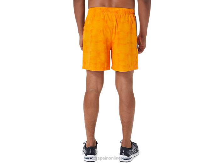 pantalón corto de 5 pulgadas pr lyte para hombre Asics 4L681039 corbata tinte ámbar