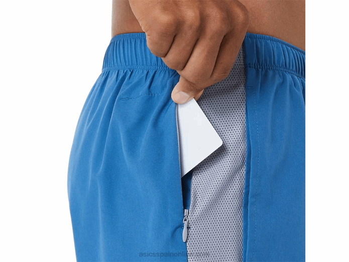 pantalón corto de 5 pulgadas pr lyte para hombre Asics 4L681047 azur