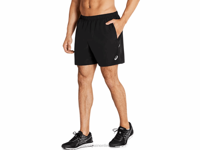 pantalón corto de 5 pulgadas pr lyte para hombre Asics 4L682059 rendimiento negro