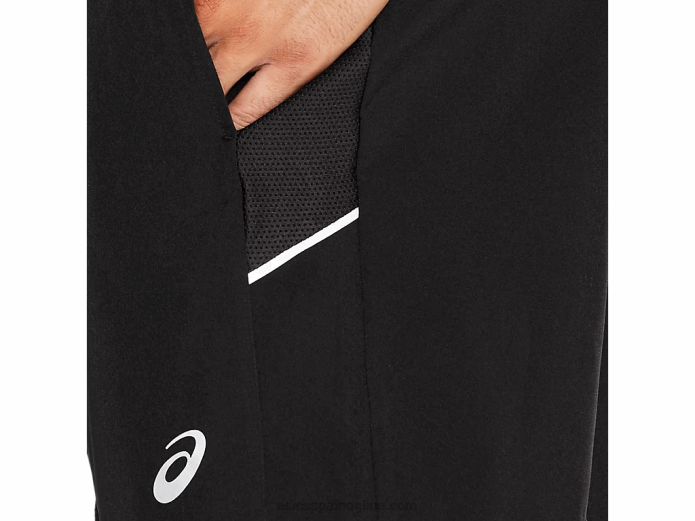 pantalón corto de 5 pulgadas pr lyte para hombre Asics 4L682059 rendimiento negro